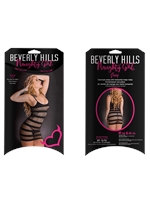 3. Boutique érotique, Robe à bretelles avec rayures horizontales en maille par Beverly Hills Naughty Girl