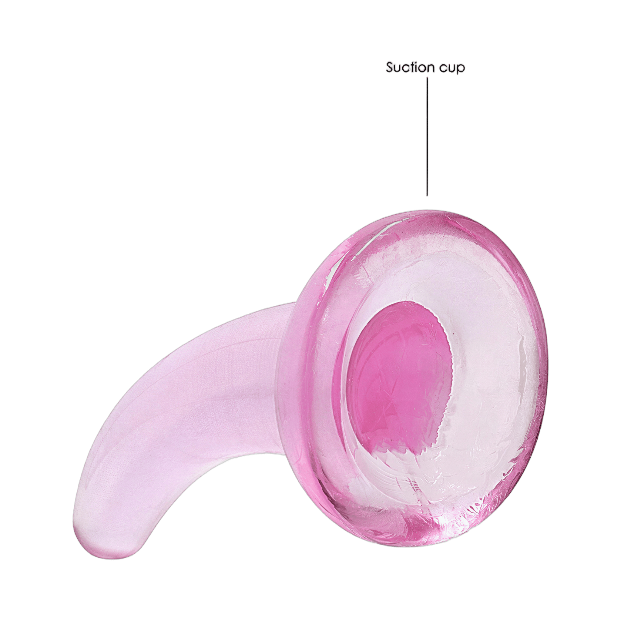Sextoy REALROCK Dong Avec Ventouse Crystal Clear - Neuf, Droit, Pour Tous, Unisexe