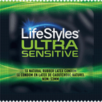 Ultra Sensitive Natural Feeling Lubricated Condoms - Pack of 14 - by Lifestyles