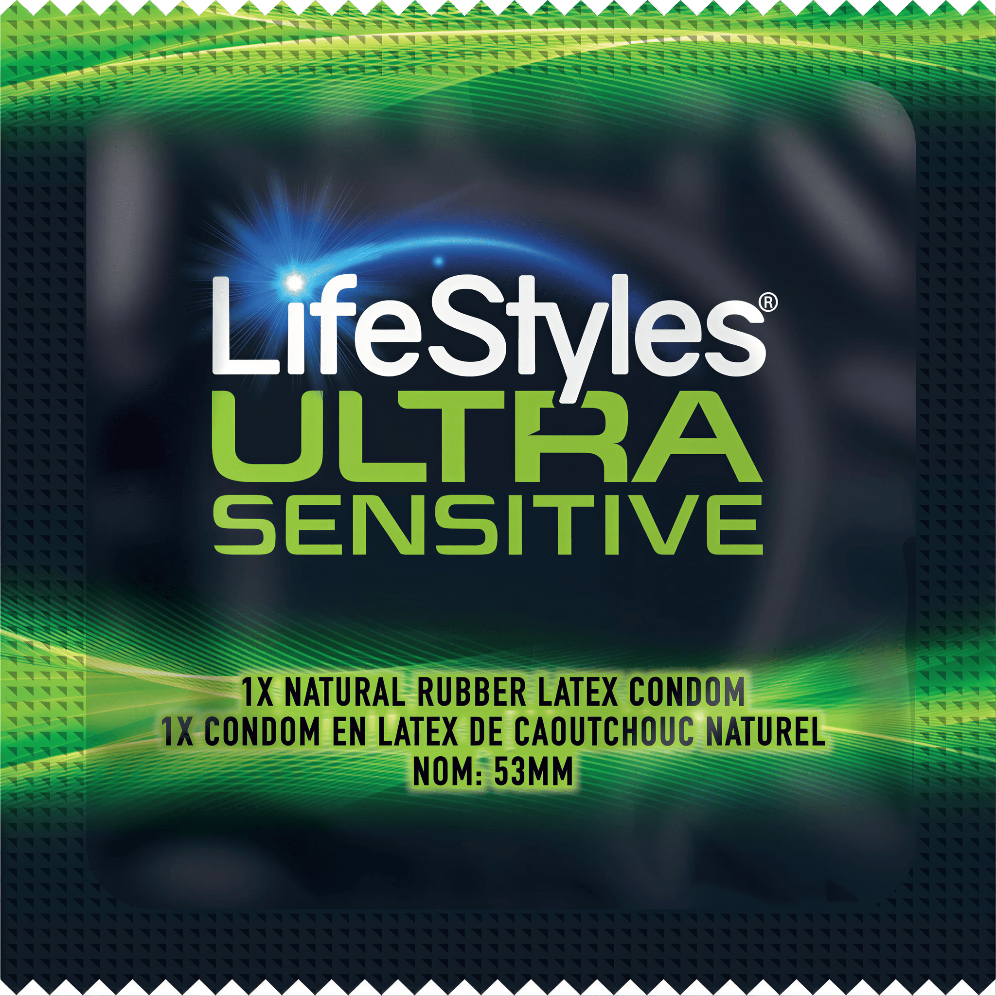 Ultra Sensitive Natural Feeling Lubricated Condoms - Pack of 14 - by Lifestyles