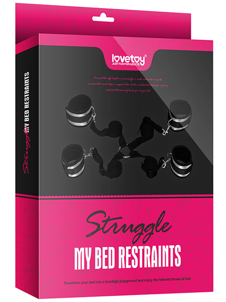 Struggle Bed Restraints by Eros