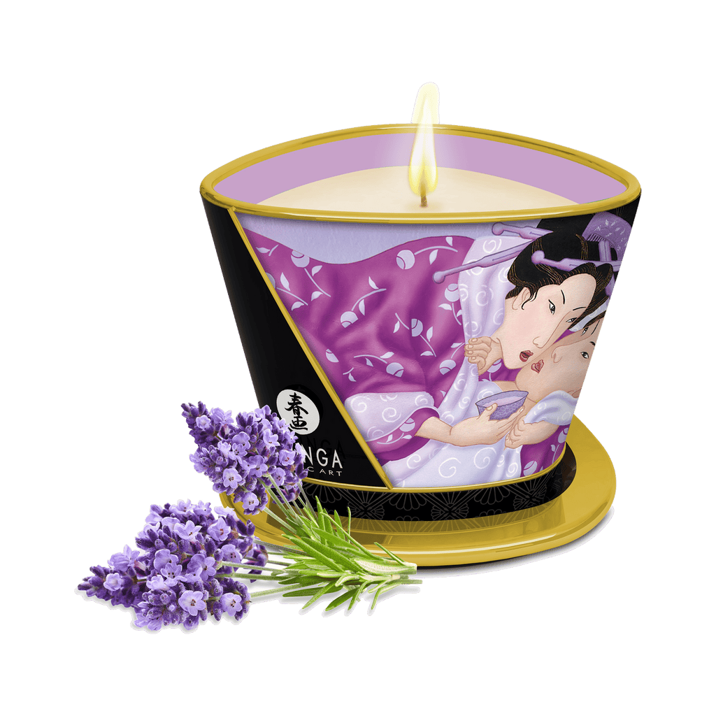 Lavender Massage Candle by Shunga