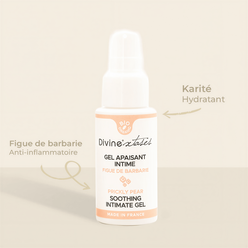 Gel apaisant vulve et anus bio par Divinextases