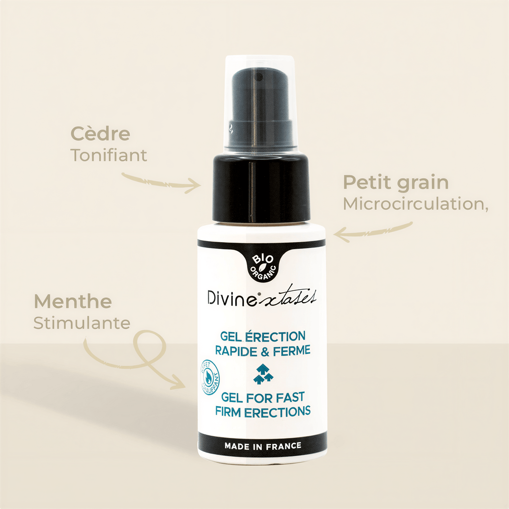 Gel érection rapide et ferme bio par Divinextases