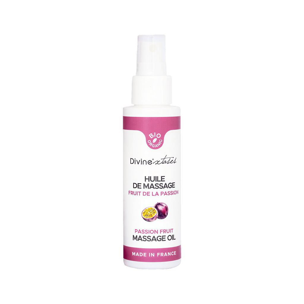 Huile de massage bio Fruit de la Passion 100ml par Divinextases