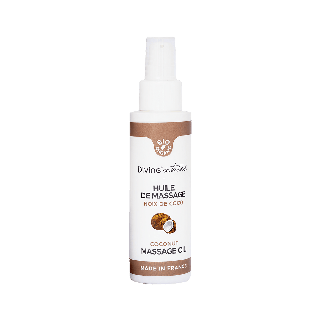 Huile de massage bio Noix de Coco Pacifique 100ml par Divinextases