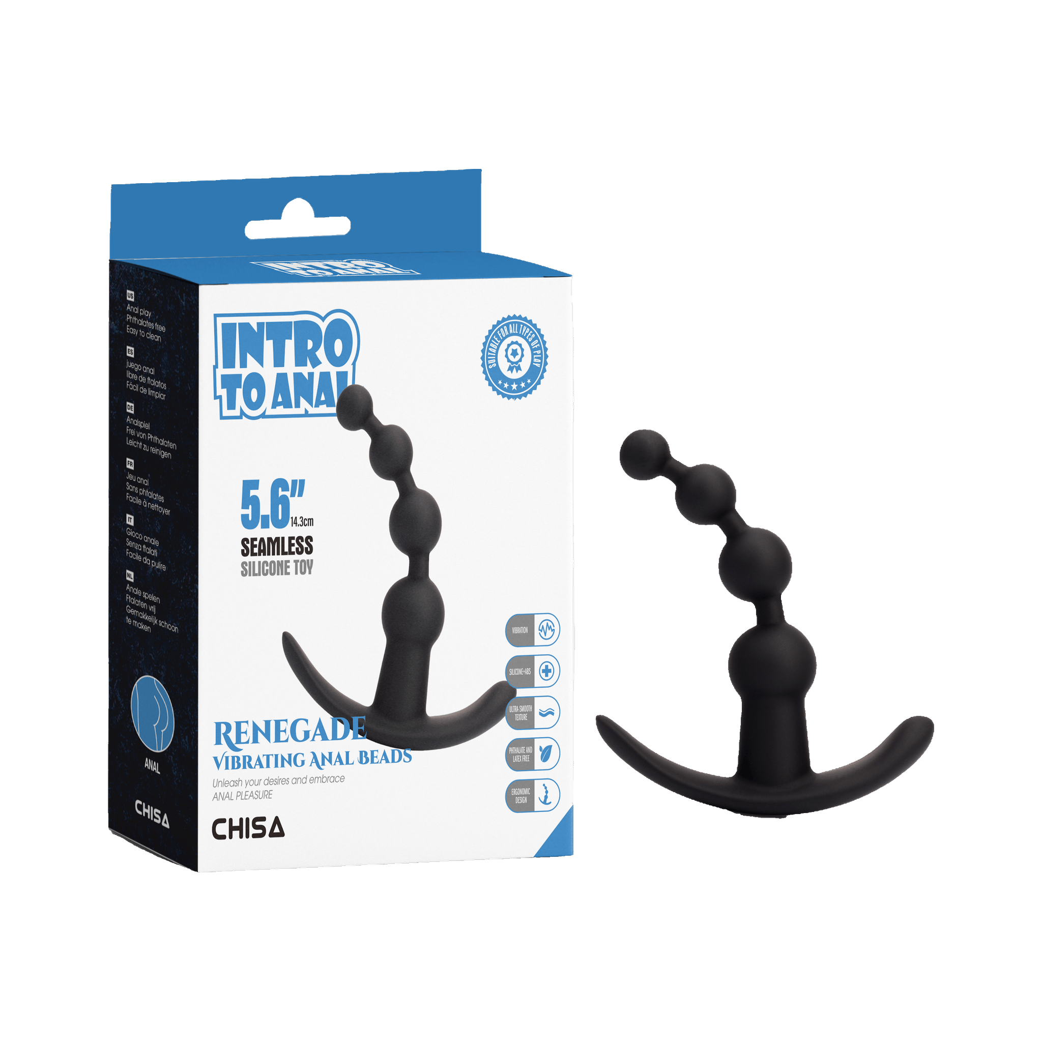 Perles anales vibrantes Renegade par Chisa