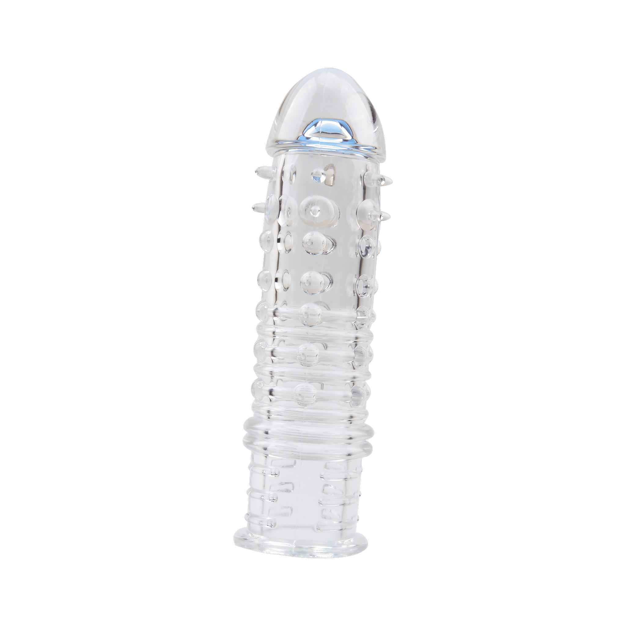 Manchon pénien transparent texturé Swirls par Superme