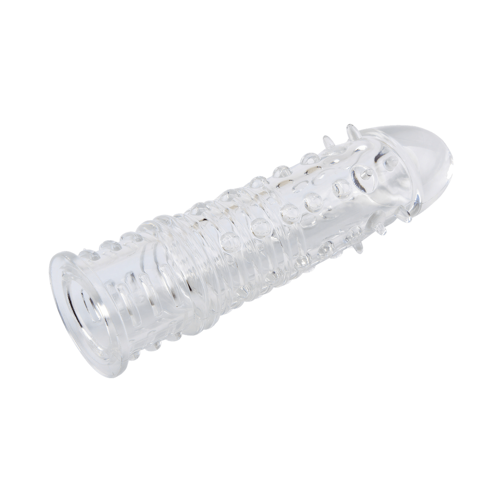 Manchon pénien transparent texturé Swirls par Superme