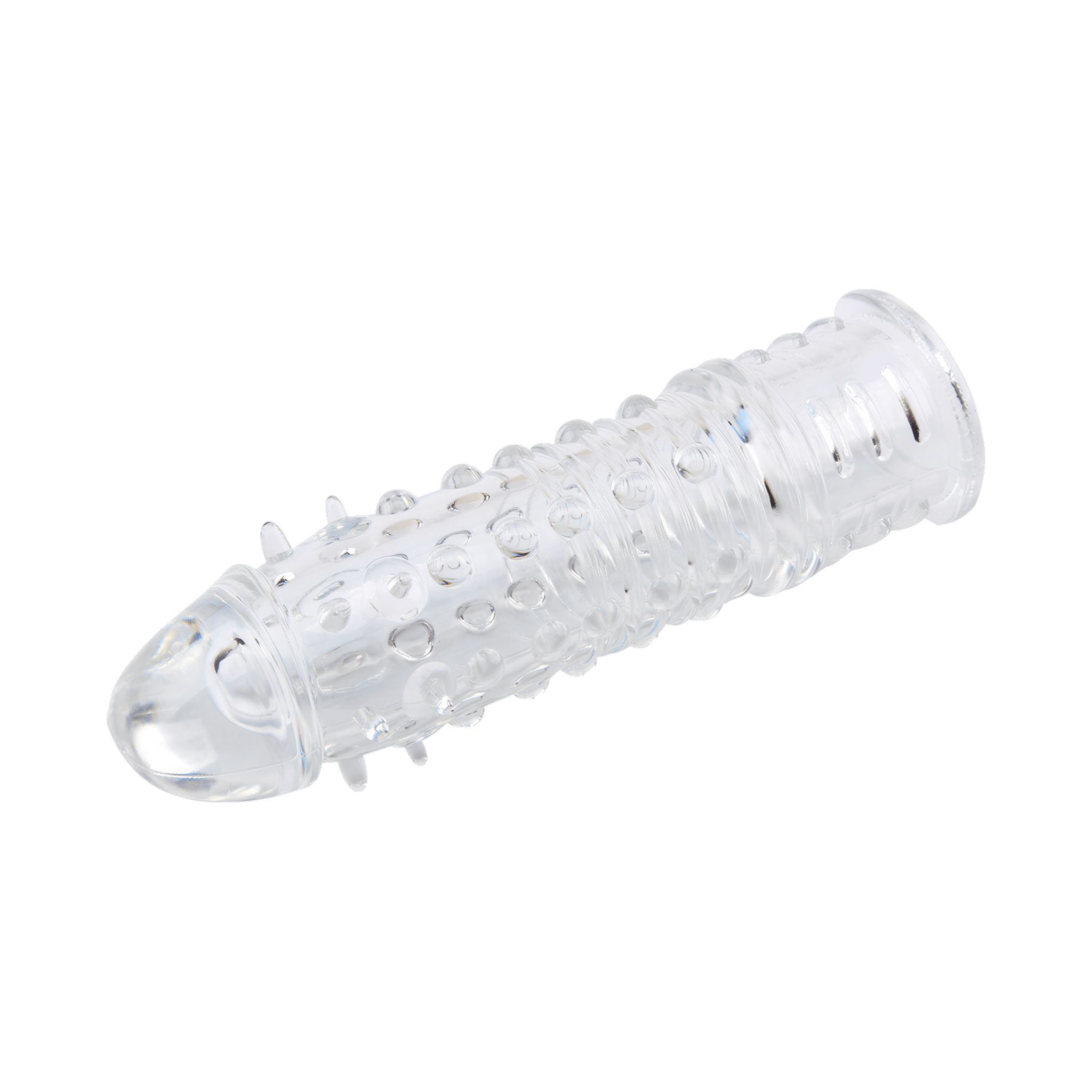Manchon pénien transparent texturé Swirls par Superme