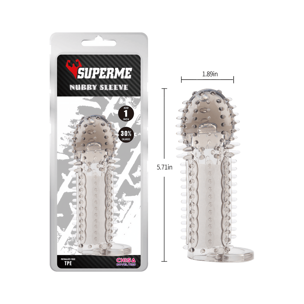 Manchon pénien texturé Nubby par Superme
