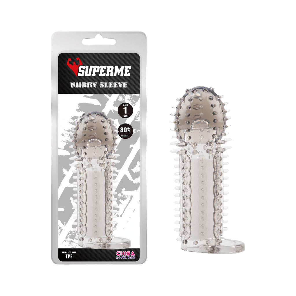 Manchon pénien texturé Nubby par Superme