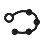 Perles anales "P" Storm Beads par Black Mont