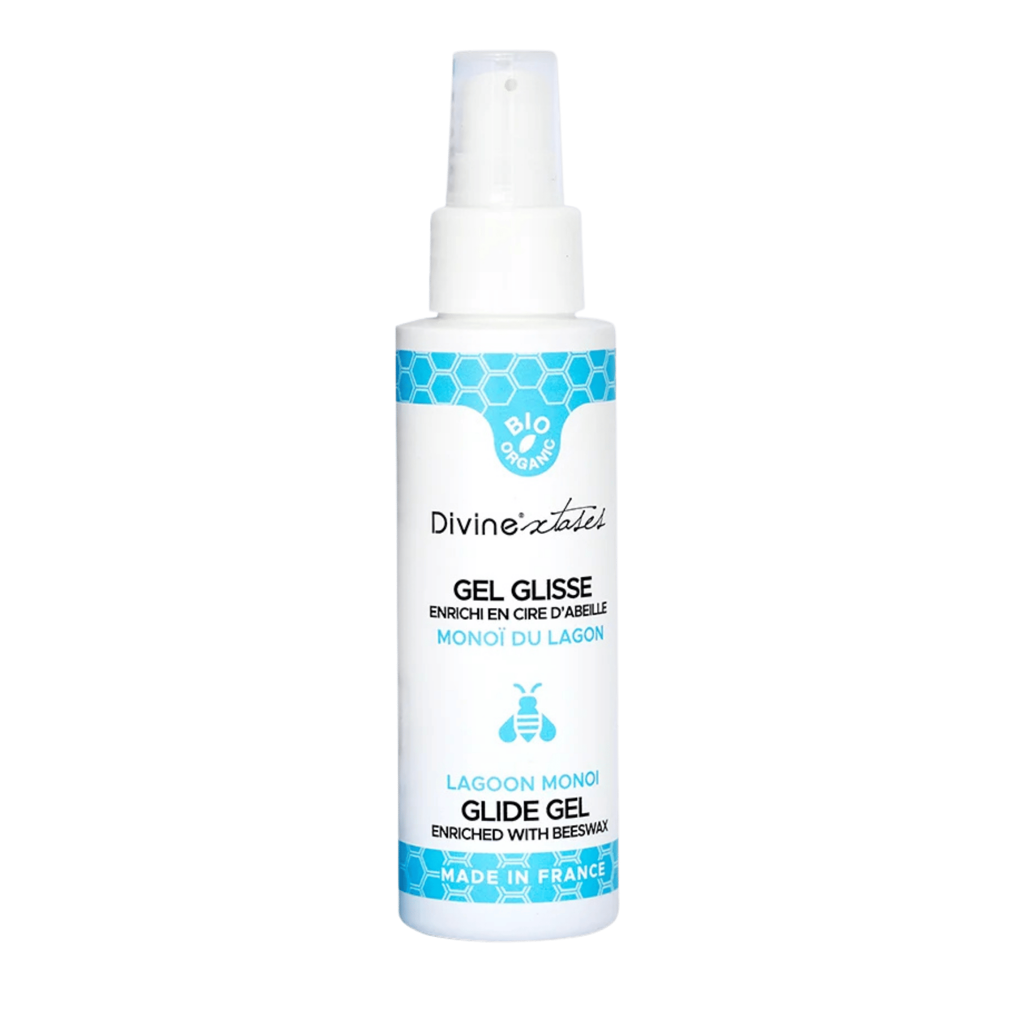 Lubrifiant Gel Glisse Monoï du Lagon Bio 100ml par Divinextases