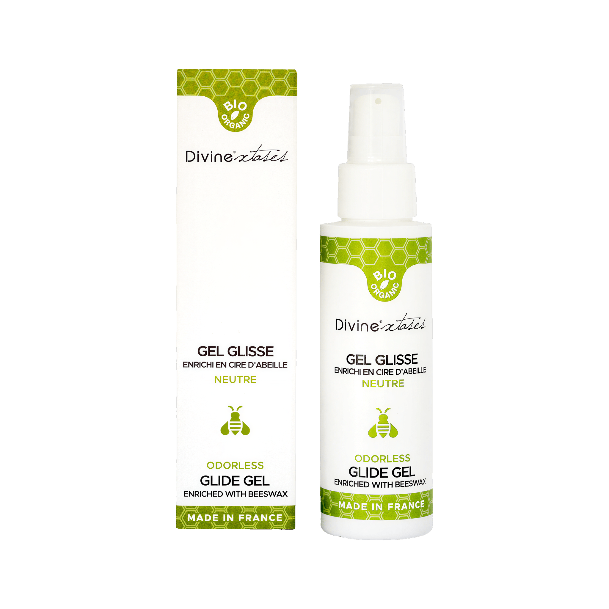 Lubrifiant Gel Glisse Neutre Bio 100ml par Divinextases