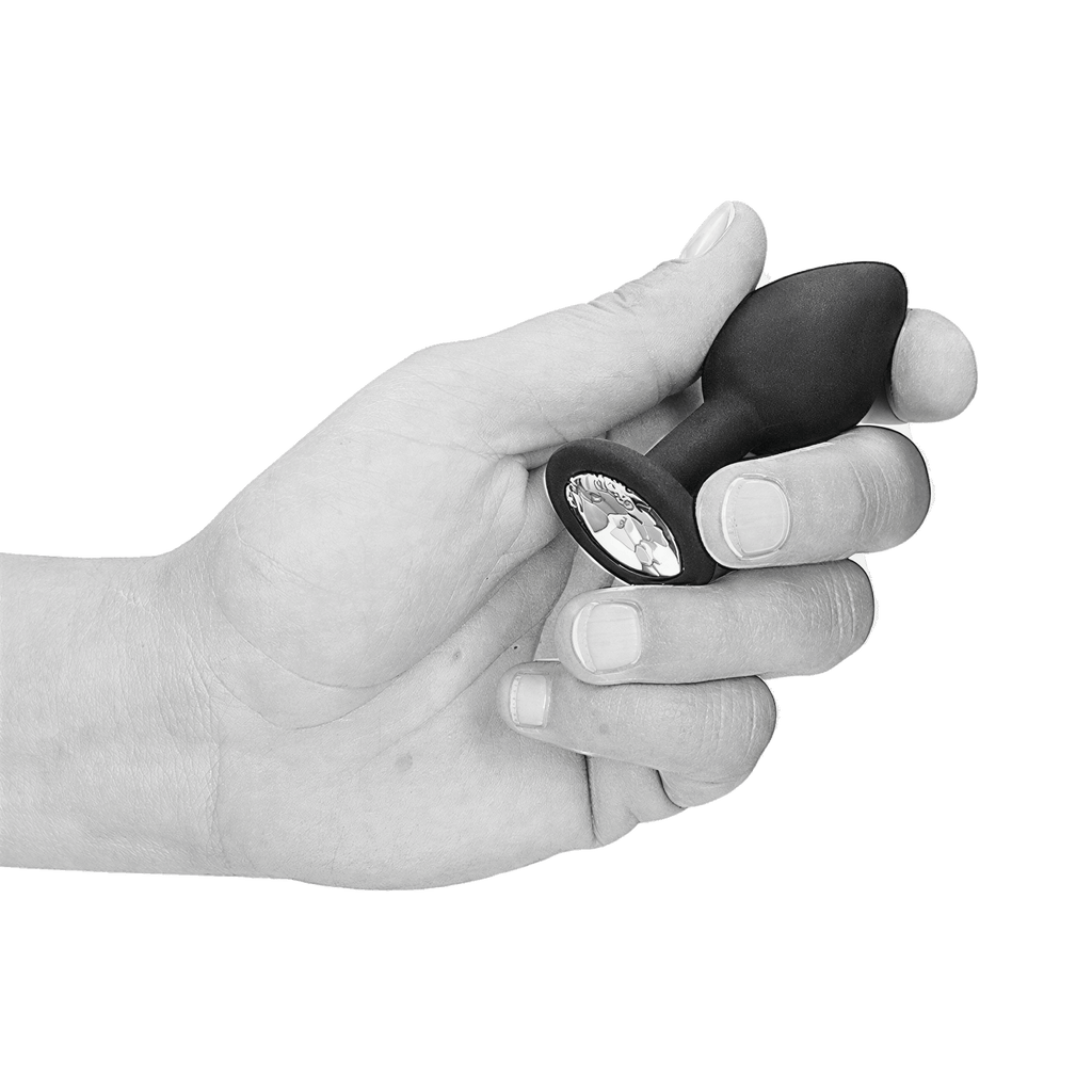 Manchon anal en silicone avec bijou amovible par Ouch