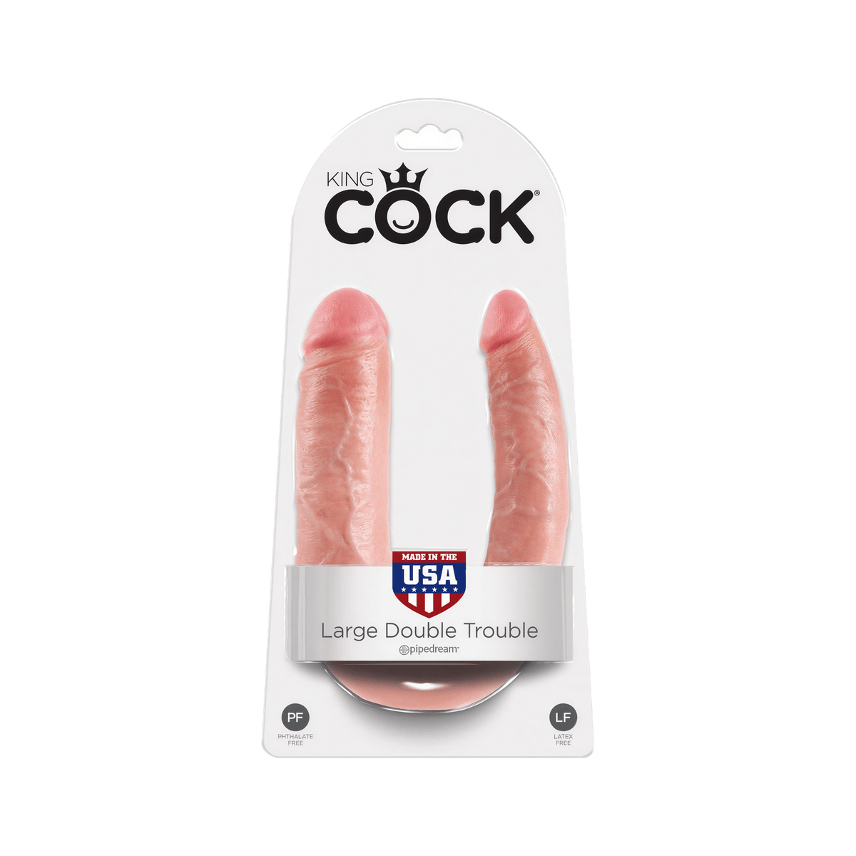 Dildo Double Pénétration en U de King Cock