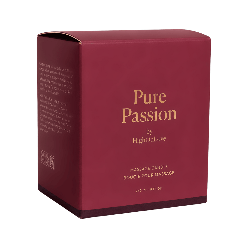 Bougie de massage Pure Passion par HighOnLove