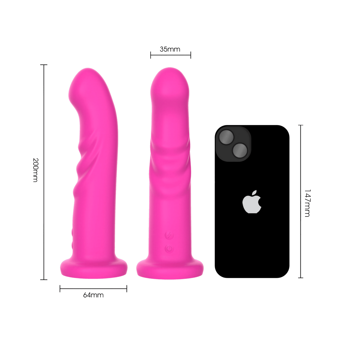Le Dildo Rose par Eros