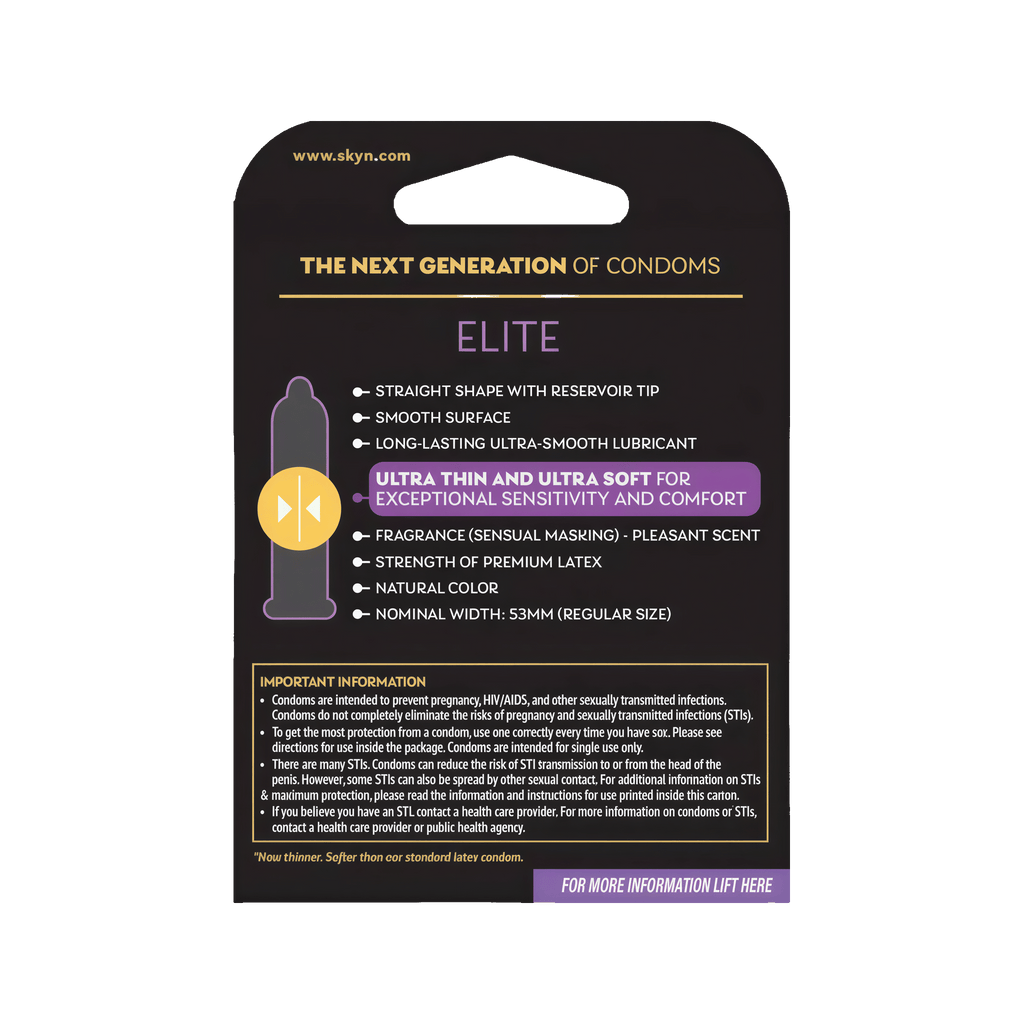 Condoms Skyn Elite - Boîte de 3
