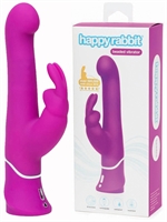 6. Boutique érotique, Vibrateur mauve G-spot à billes par Happy Rabbit | BOITE ABÎMÉE/VENTE FINAL