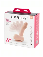 6. Boutique érotique, Dildo réaliste vibrant 6 pouces par UPRIZE | BOITE ABÎMÉE/VENTE FINAL