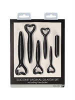 5. Boutique érotique, Ensemble de 5 dilatateurs vaginaux en silicone par Ouch!