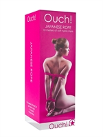 3. Boutique érotique, Corde de bondage japonais rose 10 mètres par Ouch