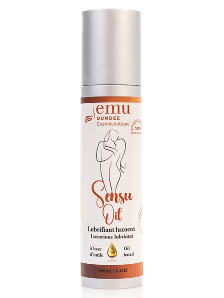 Lubrifiant à base d'huile d'émeu SensuOil - 100 ml par Emu Dundee